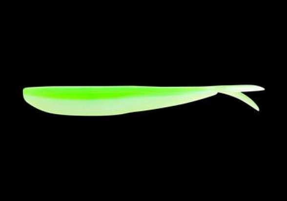 Lunker City Fin s Fish 4'' Lime Shad 725442120405