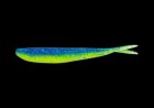 Lunker City Fin s Fish 4'' Blue Chartreuse 725442403003