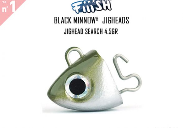 Fiiish Black Minnow Jighead No1 Search 4.5gr Bm766 3700696807668
