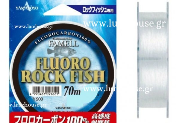 Yamatoyo Famell Rock Fish Fluorocarbon Leader 70m 4lbs #0.165mm No1 4990463091638