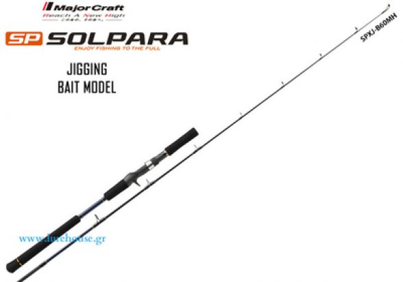 Major Craft Solpara Jigging Model SPXJ-B60MH # 100 - 180gr  1.82m 4573236272160