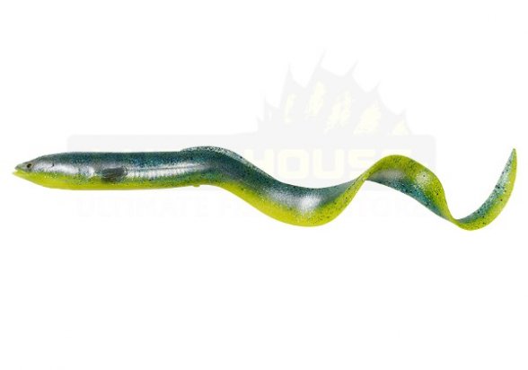 SAVAGE GEAR 3D REAL EEL BULK #Green Yellow Glitter Eel (15cm - 12gr - 1pc ) 5706301637758