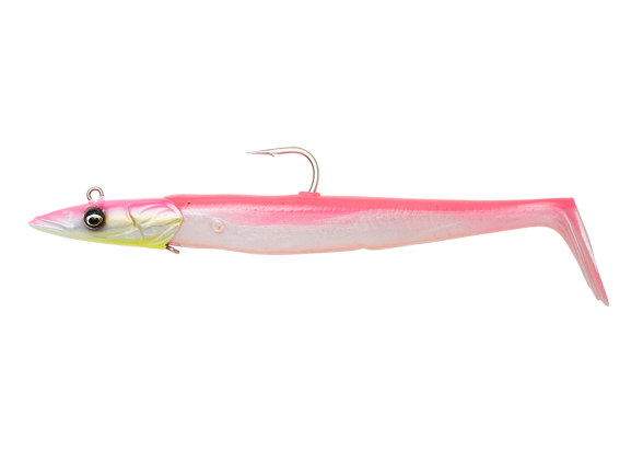 Savage Gear Sandeel V2 15.5cm 46gr#Pink Pearl Silver (2+1) 5706301725059