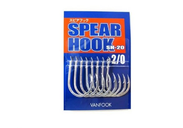 Vanfook Spear Hook SH-20 #2/0 6pcs 4949146036336
